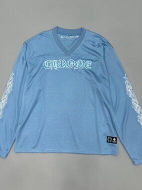 Classic Chrome Hearts Casual Long-Sleeve Blue